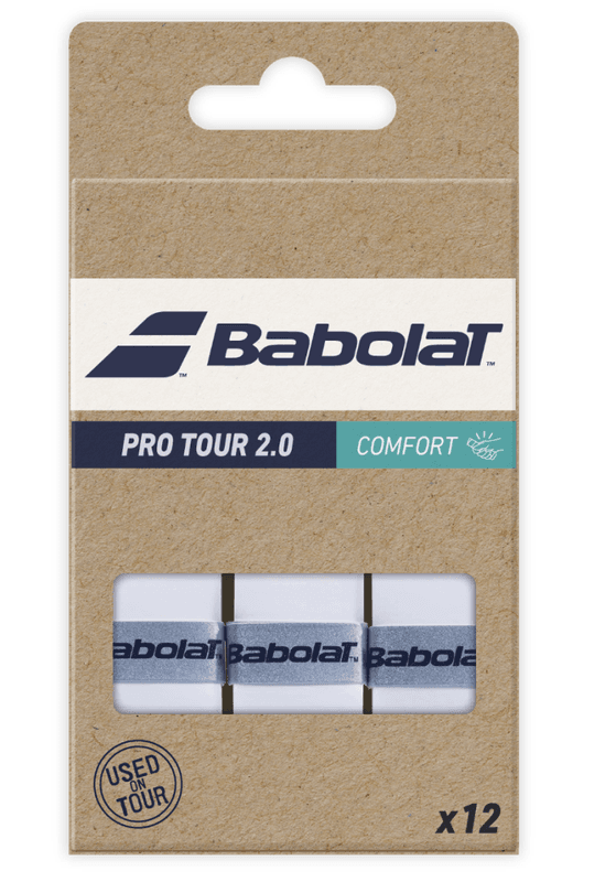 Babolat Pro Tour Comfort 12 Pack (Hvit)