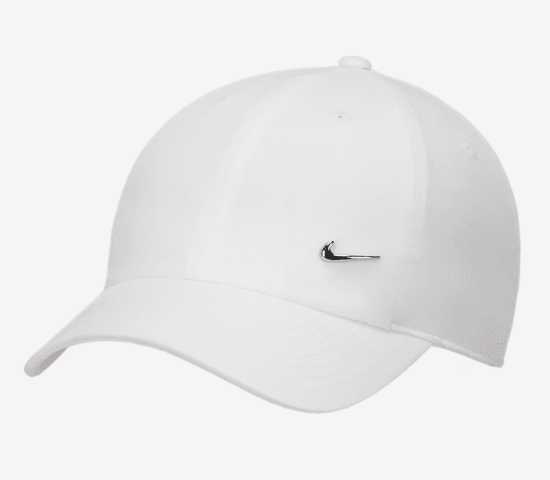 Nike Dri-FIT Club Cap Metal Swoosh (Hvit)