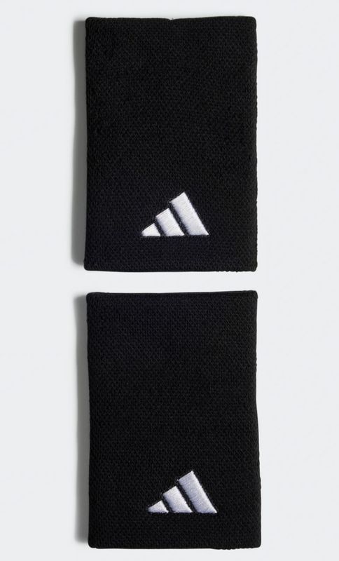 Adidas Tennis Wristband Large 2 Pack (Svart)